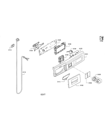 Panel-facia/power cord