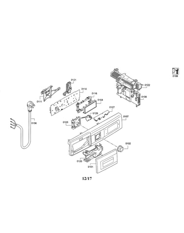 Panel-facia/power cord