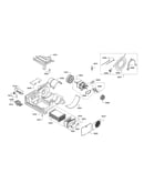 Base/outlet hose/motor
