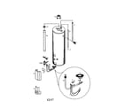 Kenmore 153336152 water heater diagram