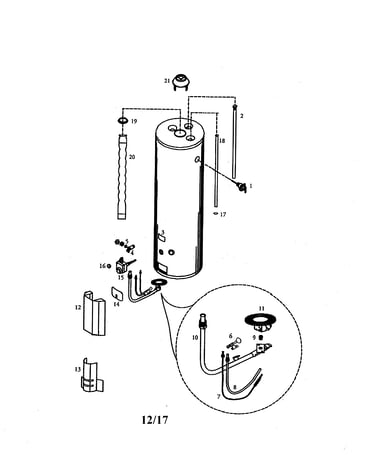 Gas water heater