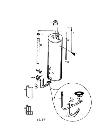 Gas water heater