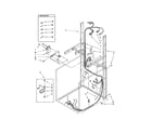 Whirlpool LTE6234DZ0 dryer support & washer harness diagram