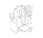 Whirlpool LTE6234DQ0 washer cabinet diagram