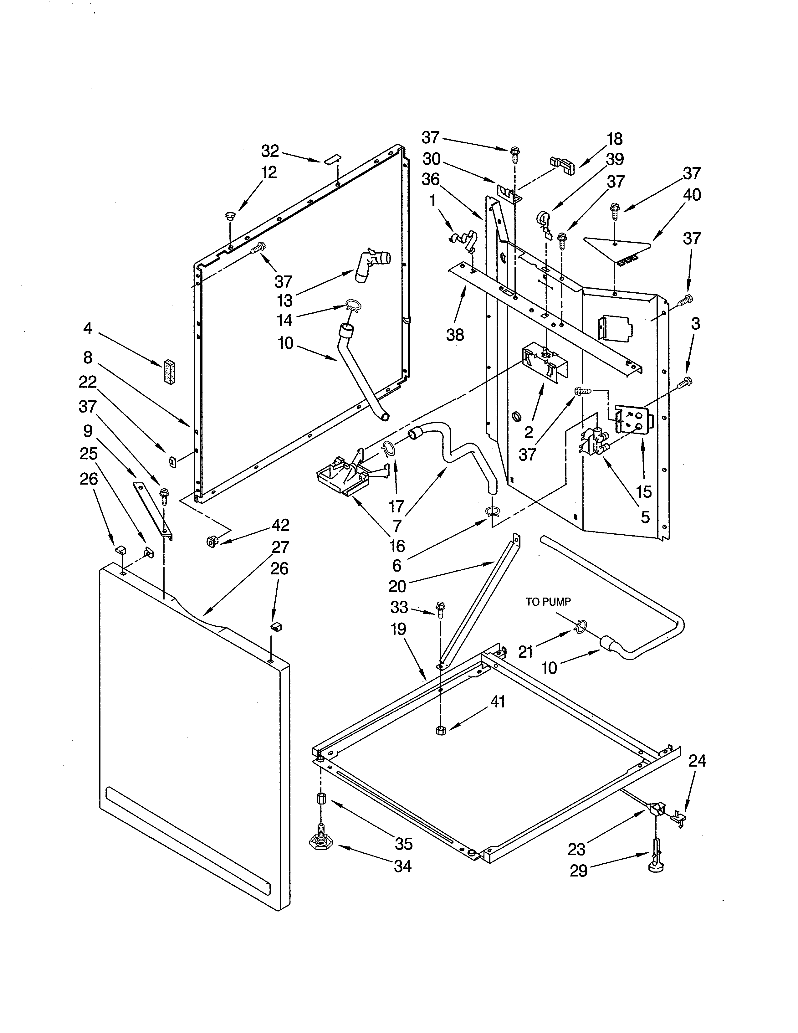 WASHER CABINET