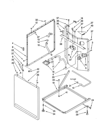 Washer cabinet