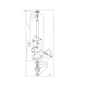Whirlpool LTE6234DZ0 brake & drive tube diagram