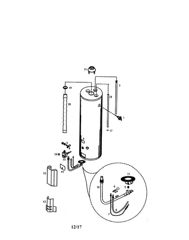 Gas water heater