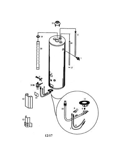Gas water heater