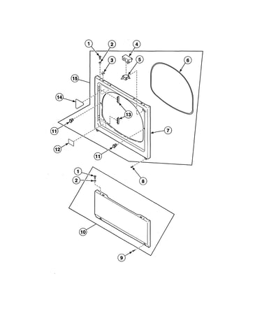 Access panel/front panel/seal