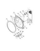 Rear bulkhead/felt seal/cylinder roller/terminal block