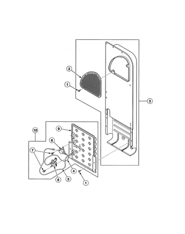 Heater duct/element - electric models
