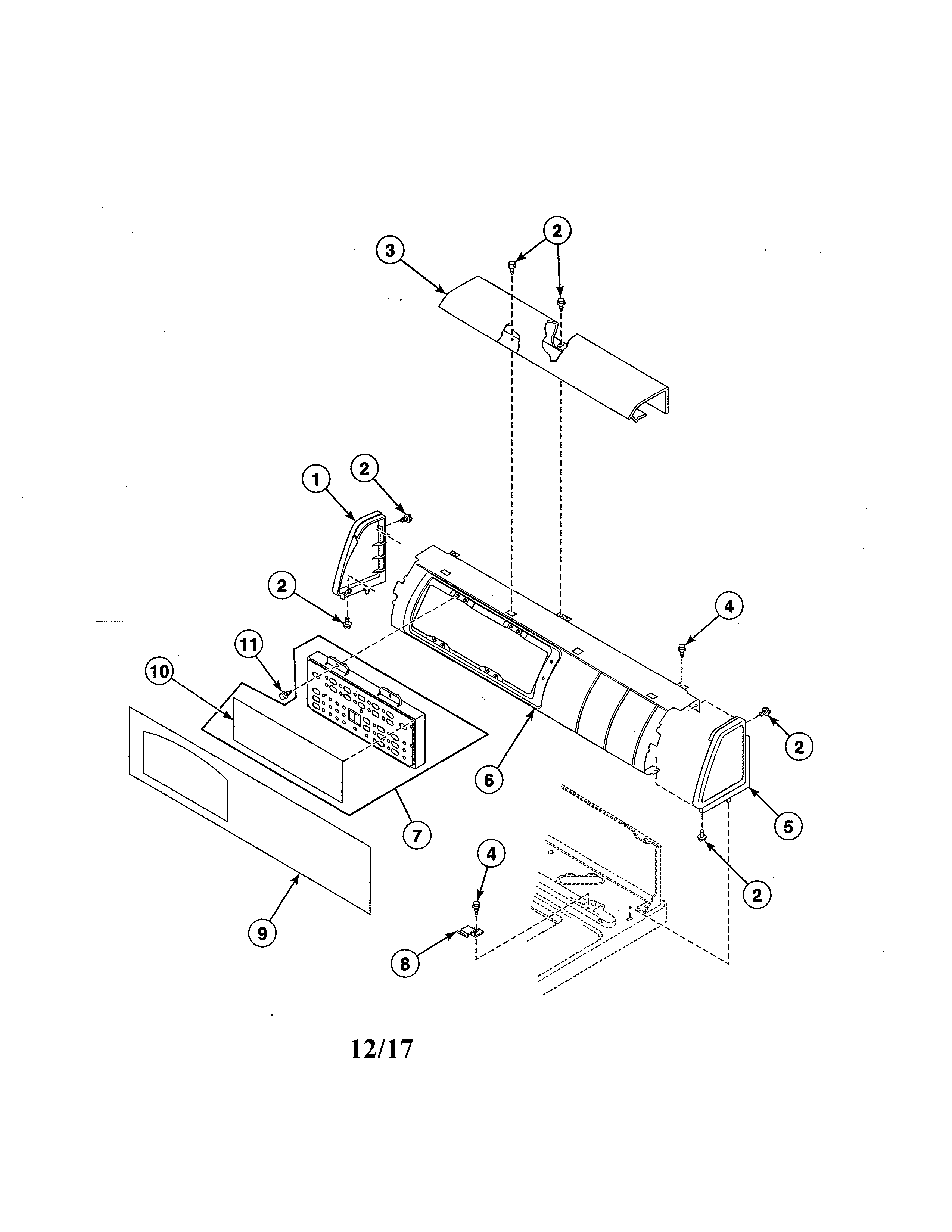 Graphic panel/control support panel/controls