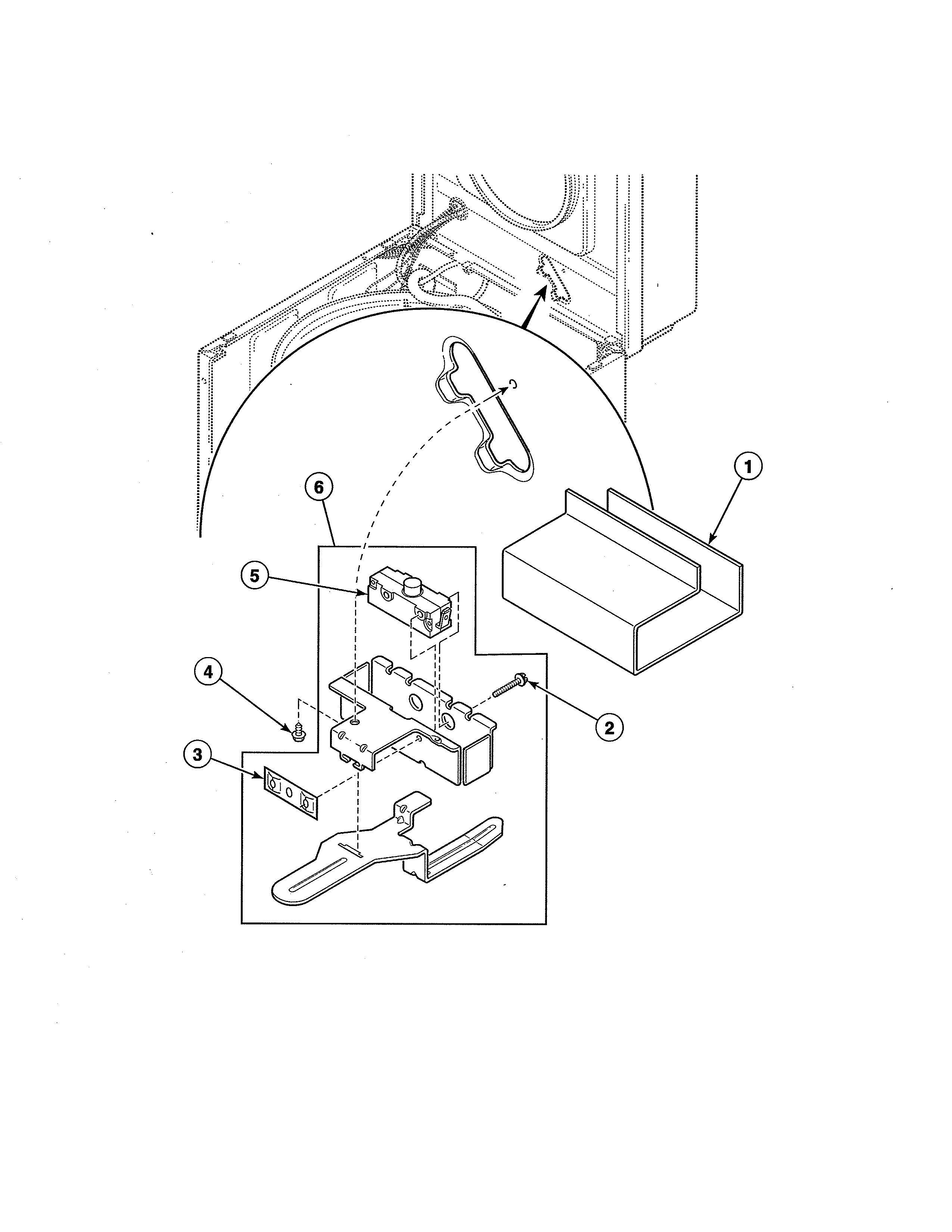 Lid switch assembly