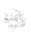 Fill hose/mixing valve to tub cover hose/mixing valve/bracket