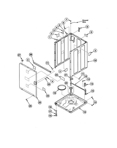 Front panel/base/cabinet kit