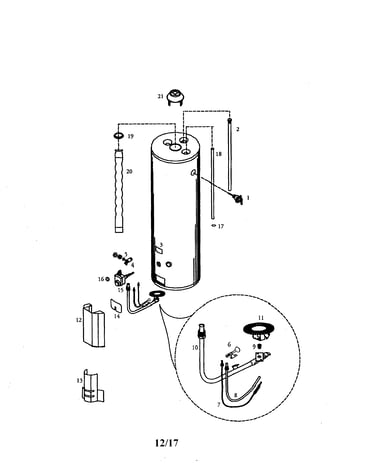 Gas water heater