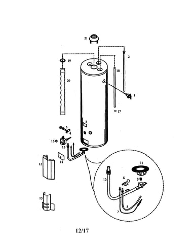 Gas water heater