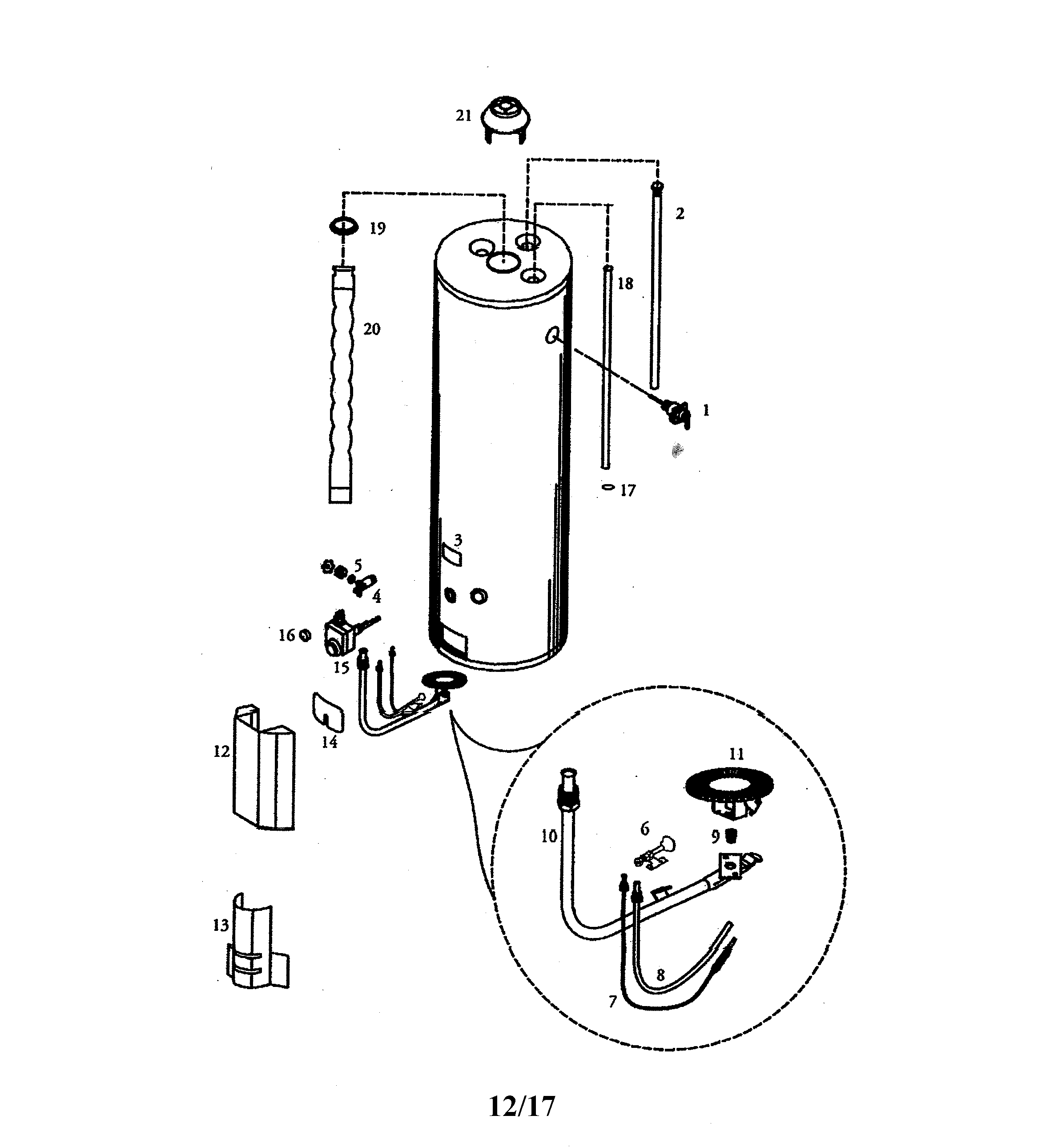 Gas water heater