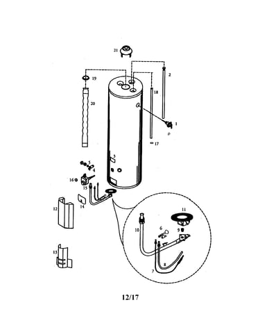 Gas water heater