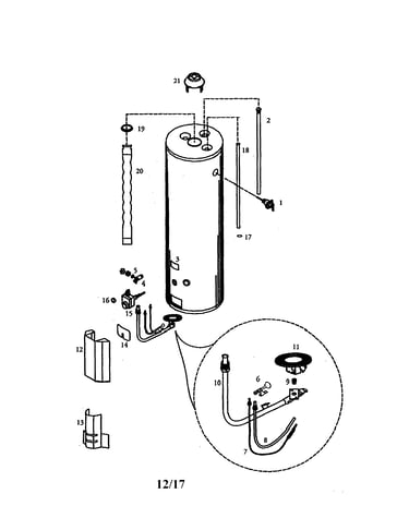 Gas water heater
