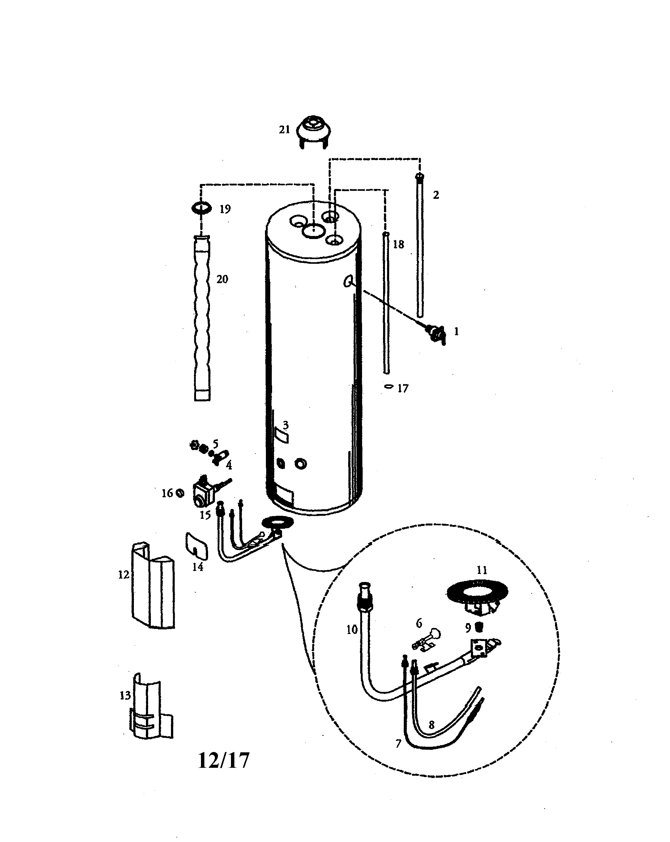 GAS WATER HEATER