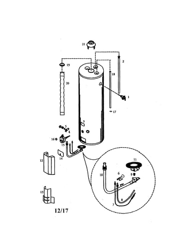 Gas water heater