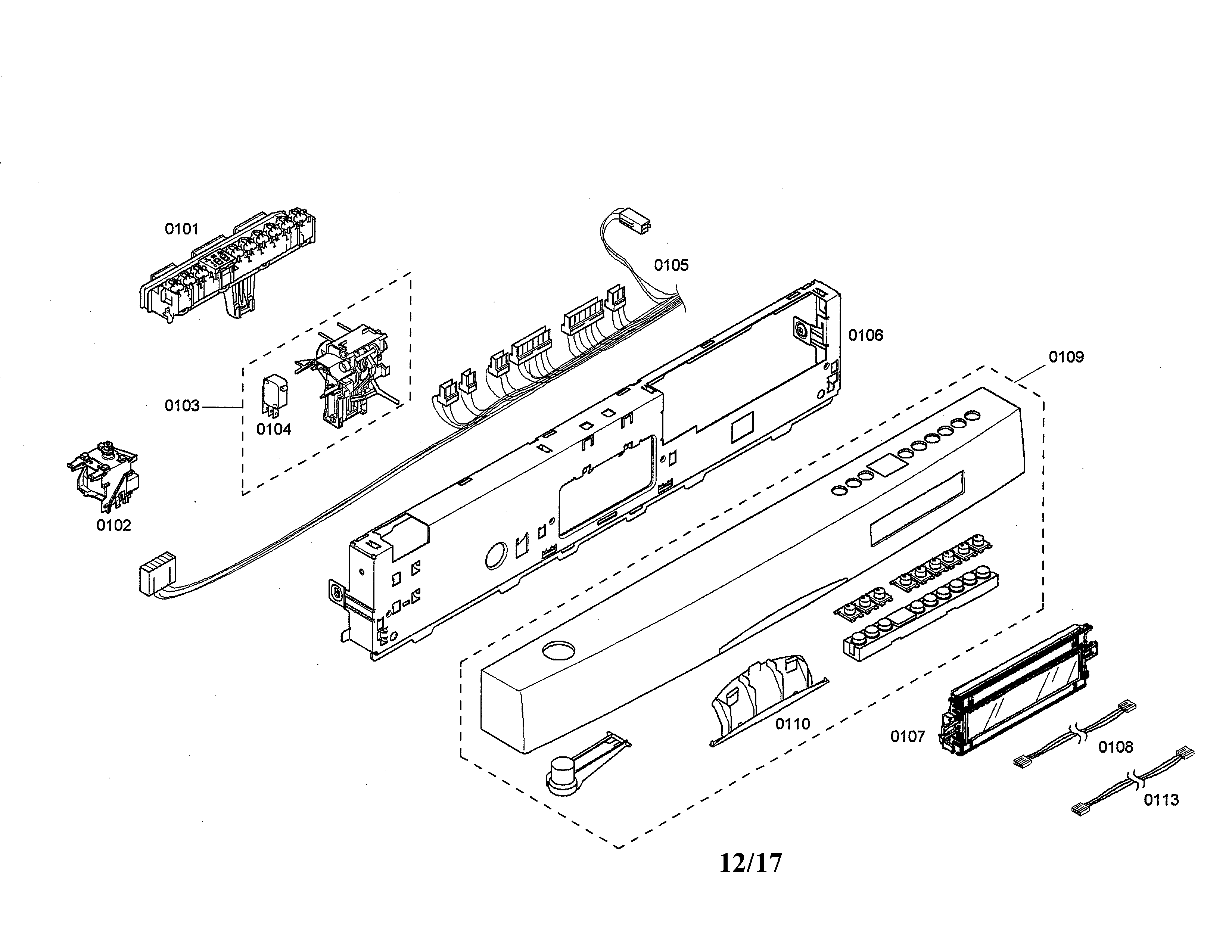 FACIA PANEL/DISPLAY MODULE