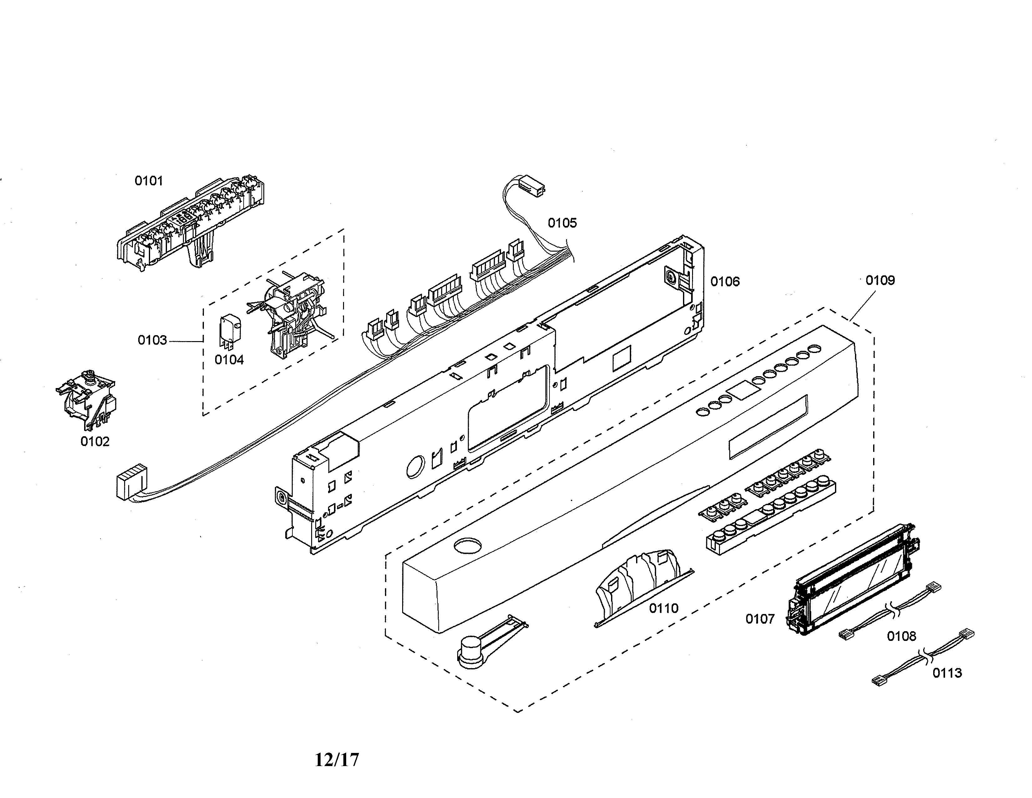 FACIA PANEL/DISPLAY MODULE