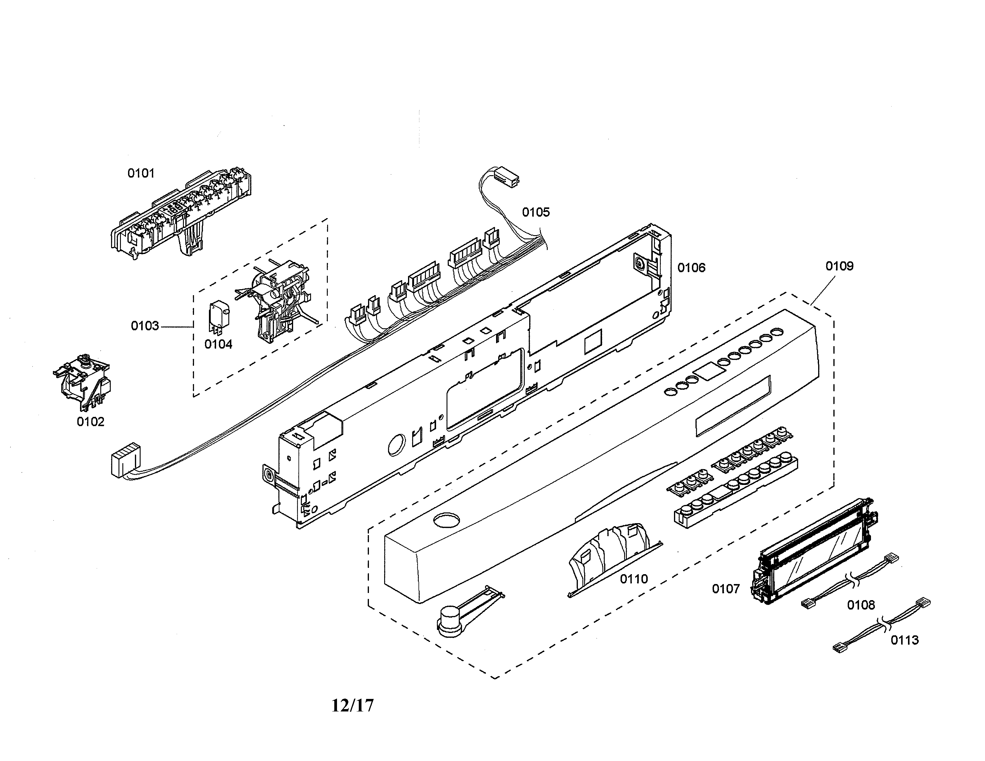 FACIA PANEL/DISPLAY MODULE