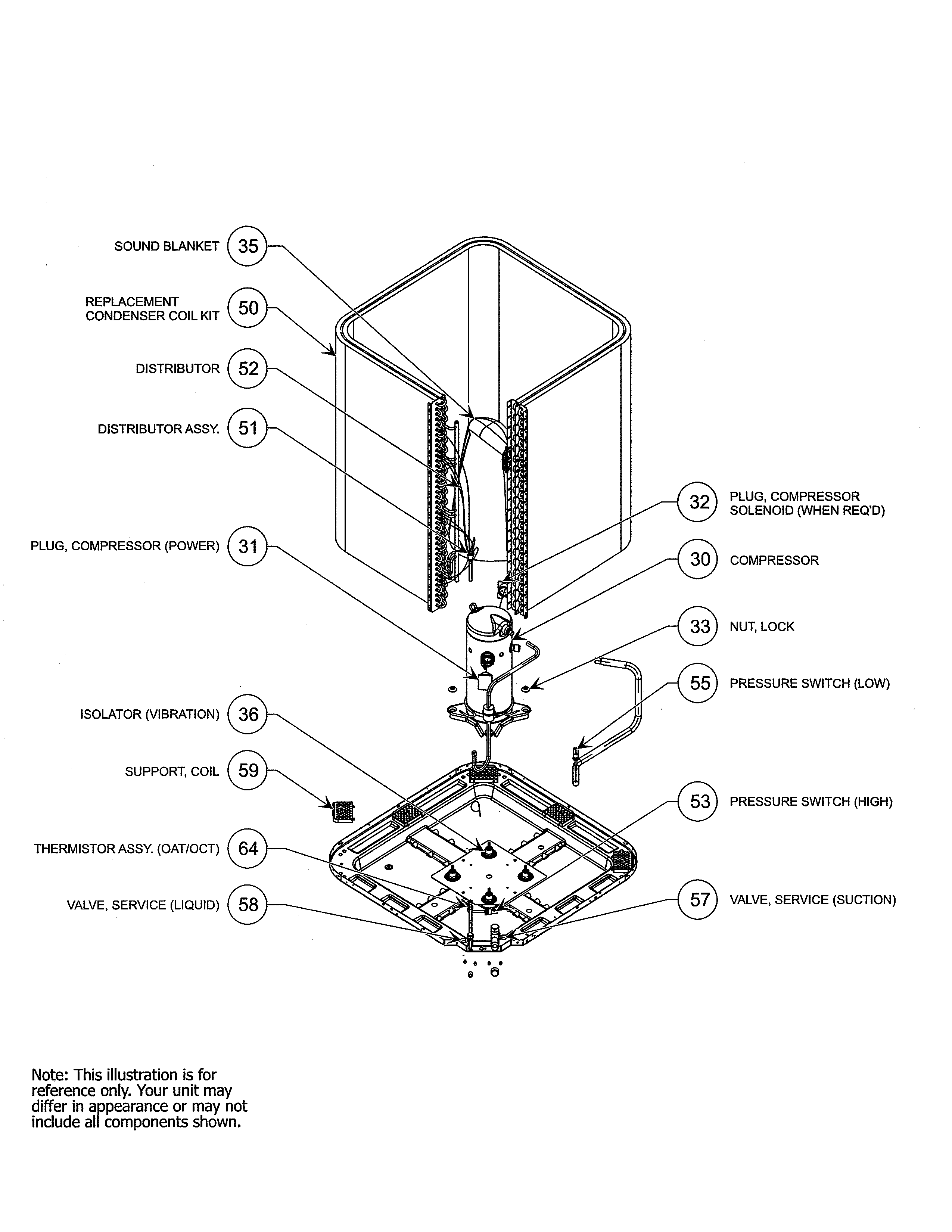 Refrigeration/piping assembly