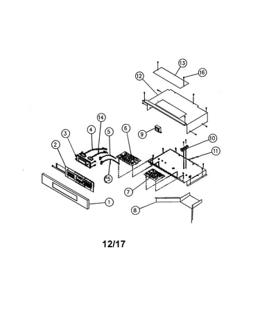 Double oven bezel assembly