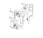 Dacor ECD230SCH208V double oven case assembly diagram