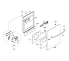 Bosch SHX56B06UC/23 door/dispenser diagram