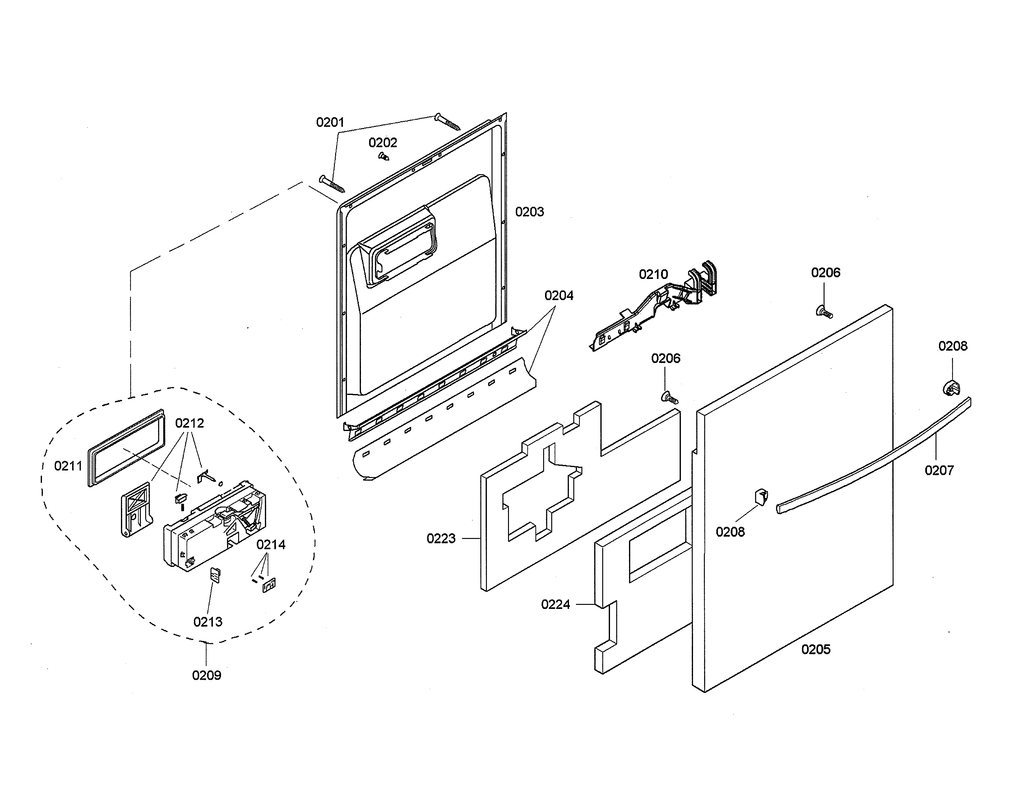 Door/dispenser