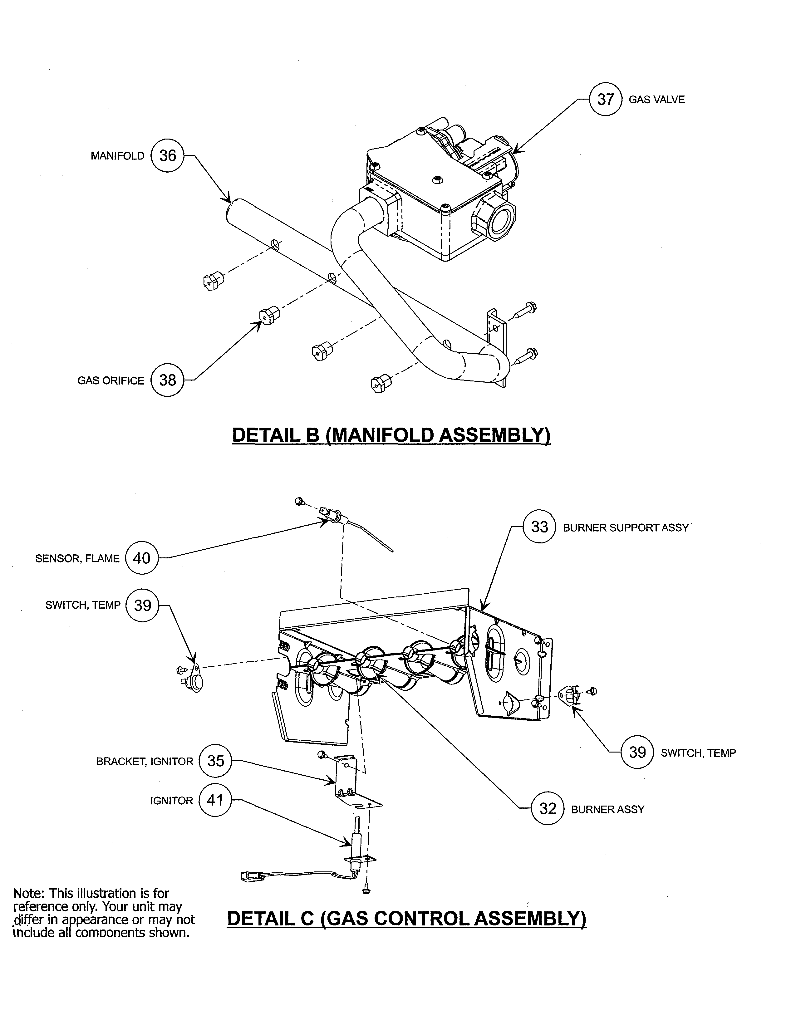 Manifold/gas control