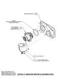 Inducer motor & housing