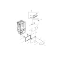 Samsung RFG29THDRS/XAA-01 freezer door diagram