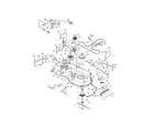 Husqvarna YTH20K46-96043027600 mower deck diagram