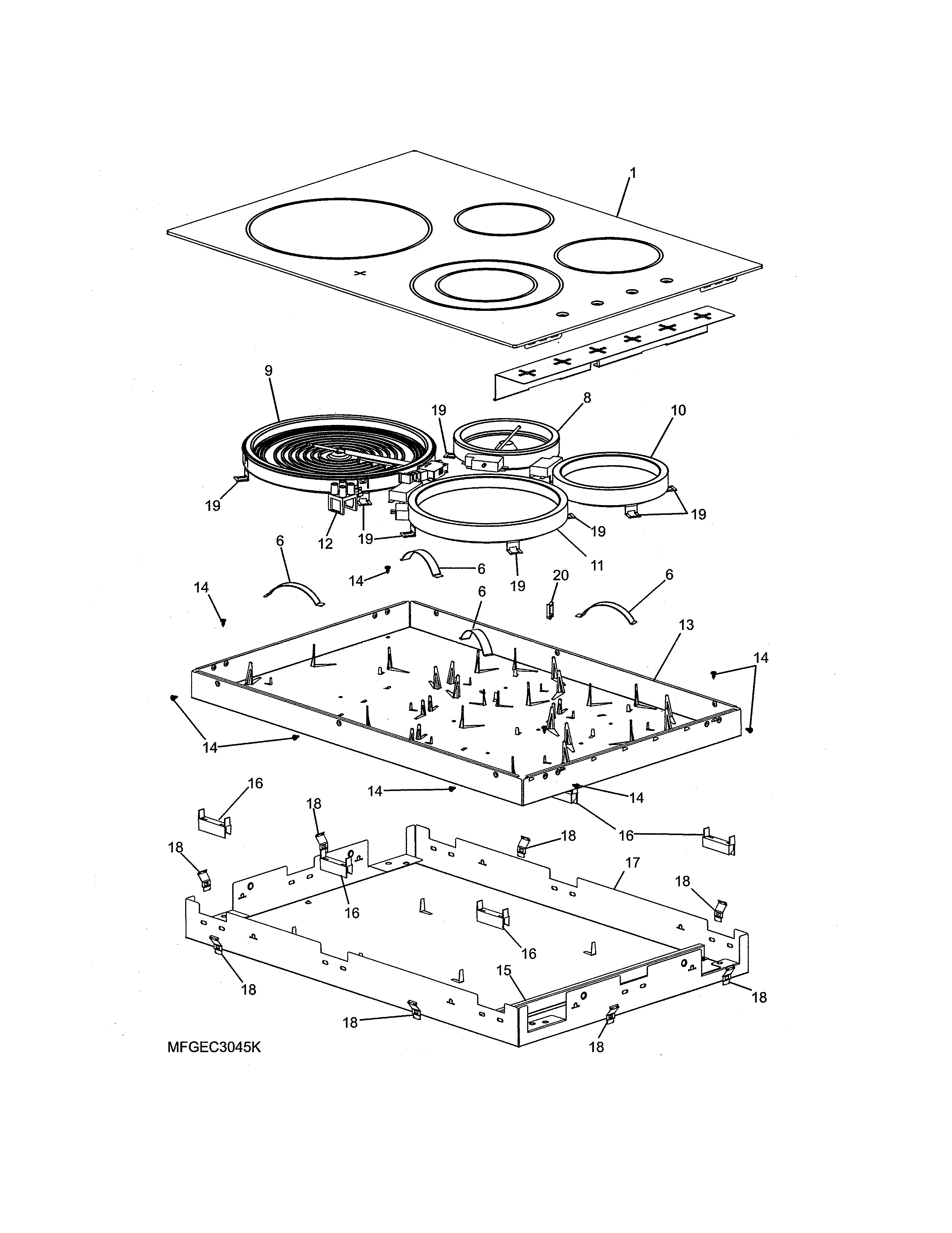 Main top/surface units