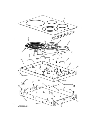 Main top/surface units