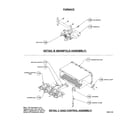 Carrier 58MVC080-F-10120 manifold & gas control assembly diagram