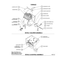 Carrier 58MVC080-F-10120 blower & control assembly diagram