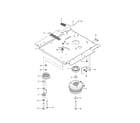Poulan PP46SZ-967721801-00 engine mounting/guards/muffler diagram
