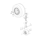 Poulan 967721801-00 wheels & tires diagram