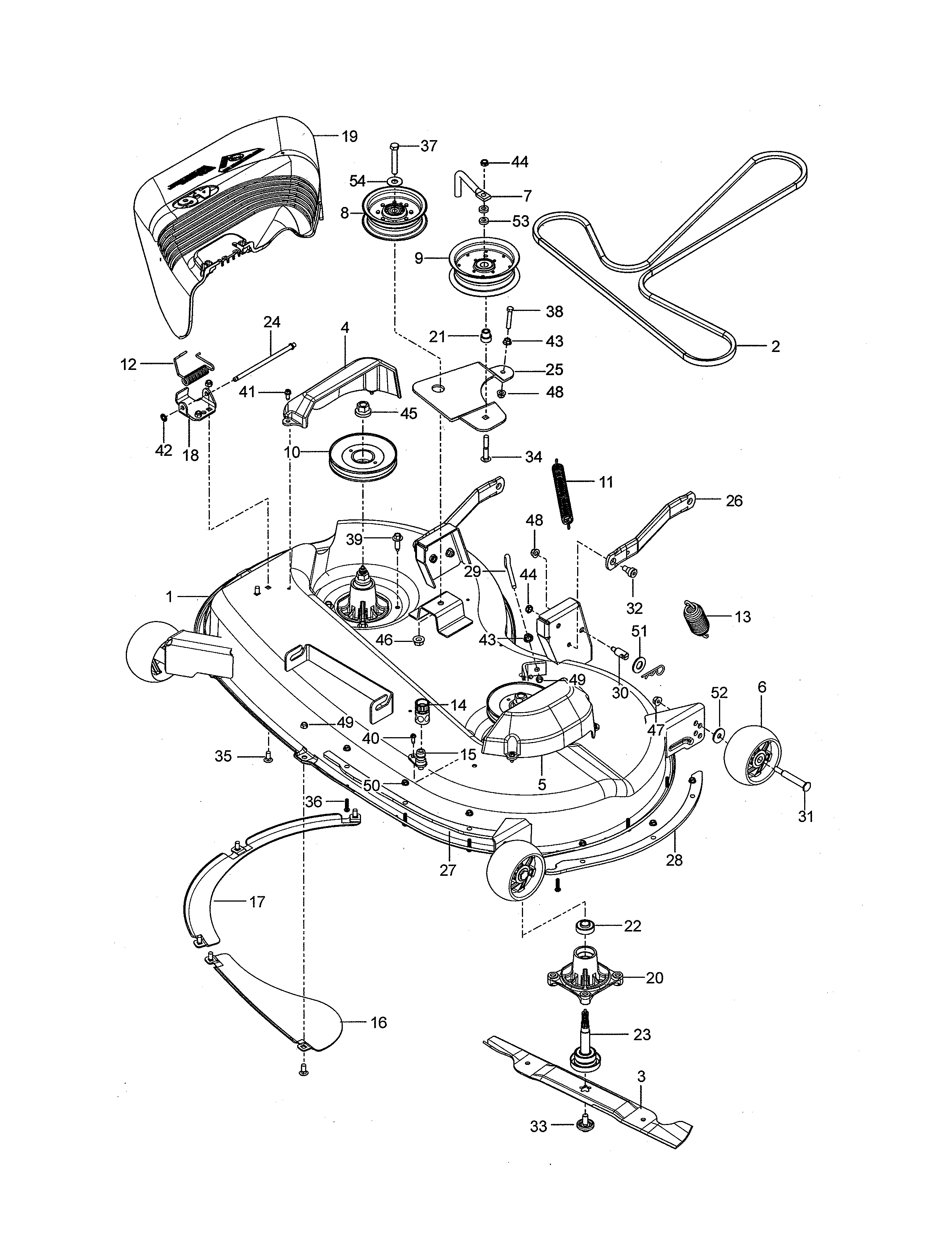 MOWER DECK/CUTTING DECK