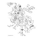 Poulan PP20VA42-917223980 mower deck diagram