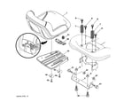 Poulan PP20VA42-917223980 seat assembly diagram