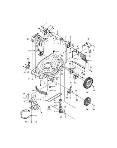 Mower deck/cutting deck