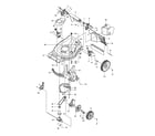 Husqvarna LC221FH-96145003600 mower deck/cutting deck diagram